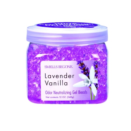 Smells Be Gone Smells Begone Lavender Vanilla Scent Odor Neutralizer 12 oz Gel Beads 52612